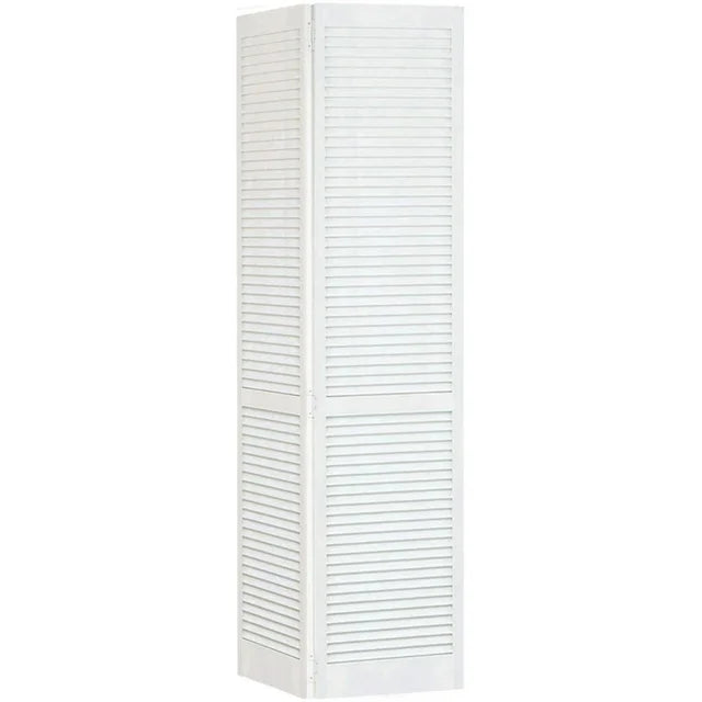 Kimberly Bay Louvered Wood Primed Bi-Fold Door