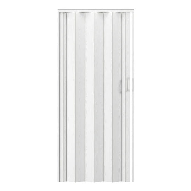 Techni Home Loft Series Premium Double Walled Foldable Accordion Door, 32"W x 80"H x 1.2"T, White RTA-LF32FD-WHT