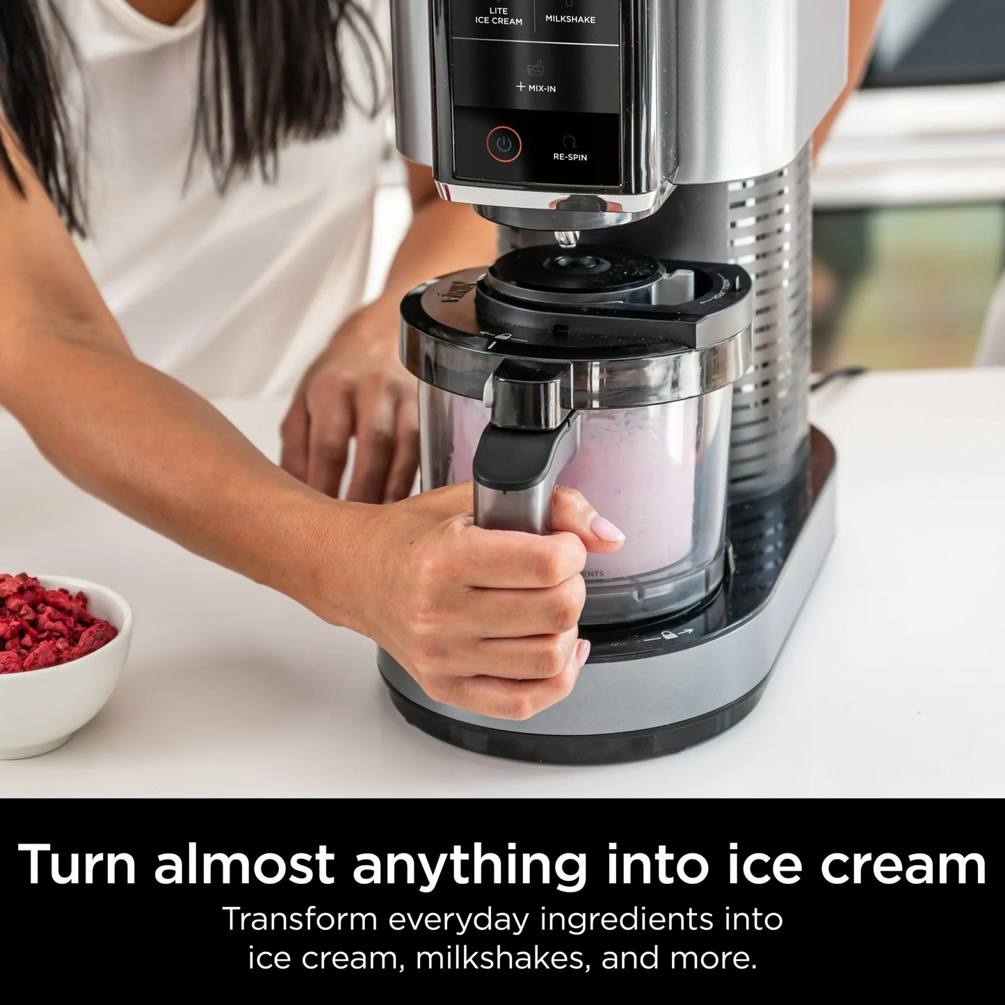 Ninja™ CREAMi™ Ice Cream Maker, 5 One-Touch Programs, with 2 Pints Included