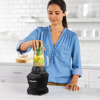Nutribullet 1200 Watts 64 oz. Full-Size Blender Combo NBF50500, Dark Gray