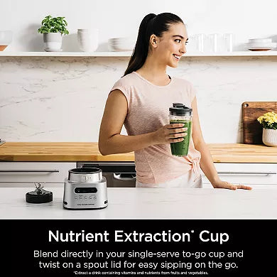 Ninja Twisti, High-Speed Blender Duo 3 Preset Auto-iQ Programs, 34 oz